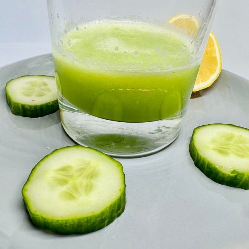 Ginger And Cucumber Smoothie Shot