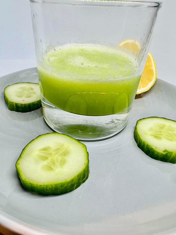 Ginger And Cucumber Smoothie Shot