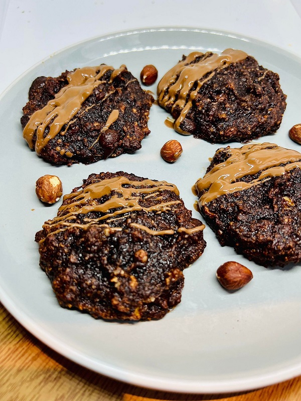 Vegan Chocolate Hazelnut Cookies