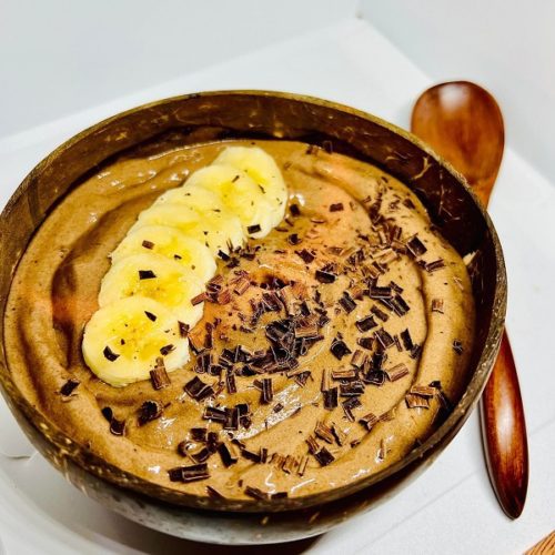 Easy Chocolate Coffee Smoothie Bowl