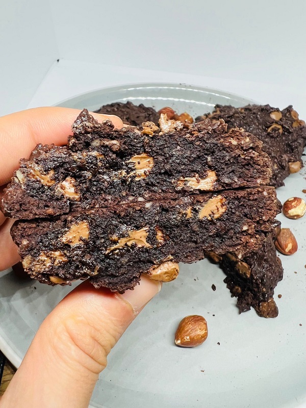 Double Chocolate Hazelnut Cookies