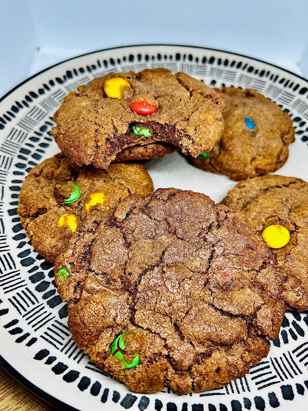 Dark Chocolate M&ms Cookies