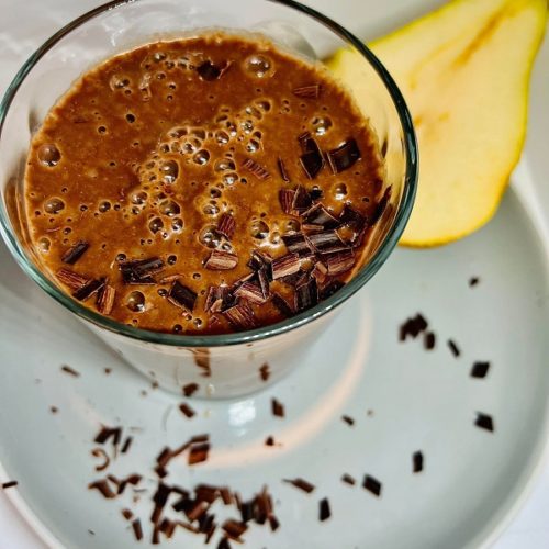 Chocolate Pear Smoothie
