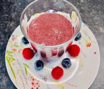 Blueberry And Raspberry Smoothie