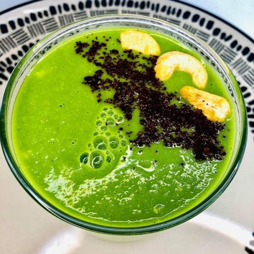 Colon Cleanse Spinach & Ginger Smoothie