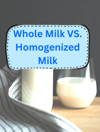 Whole Milk VS. Homogenized Milk