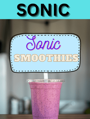 Does Sonic Have Smoothies