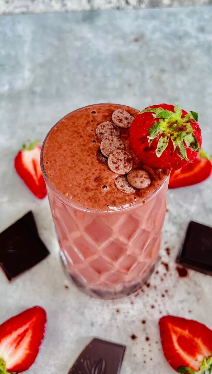 Chocolate Strawberry Smoothie