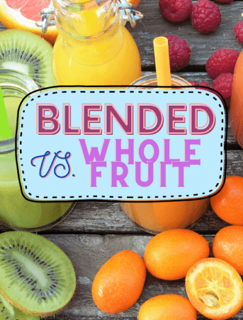 Blended Fruit vs Whole Fruit
