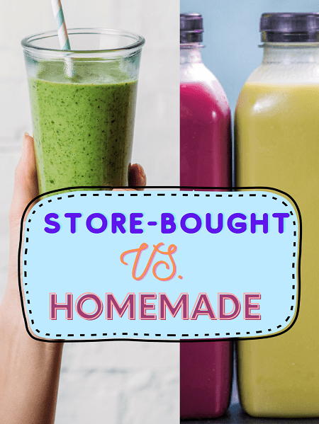 Homemade Smoothies vs Store Bought
