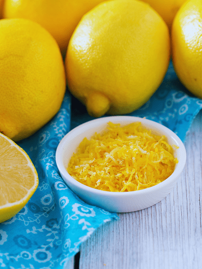 lemon zest