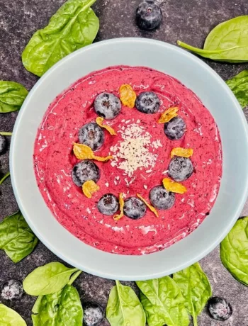 Weight Loss Blueberry Smoothie Bowl