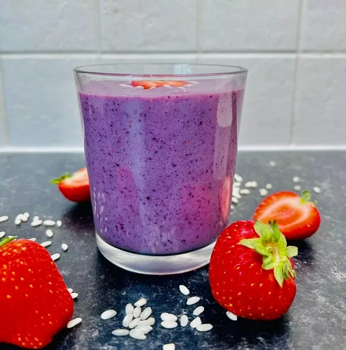 rice in a smoothie