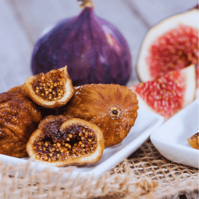 figs on a plate