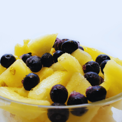Pineapple And Blueberry