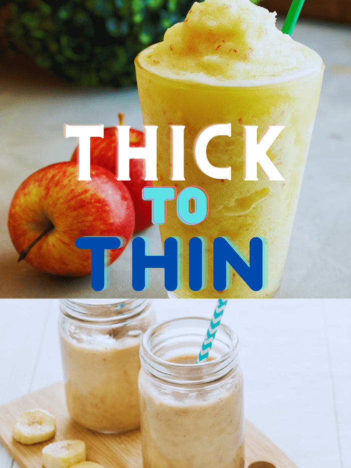 How To Make Smoothies Less Thick