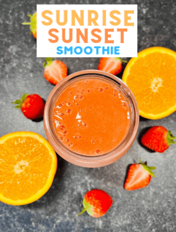 Tropical Smoothie Sunrise Sunset Recipe