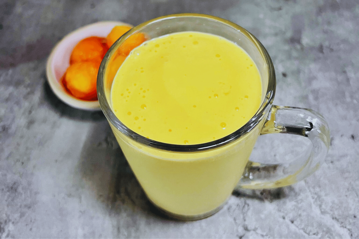 2 ingredients mango smoothie