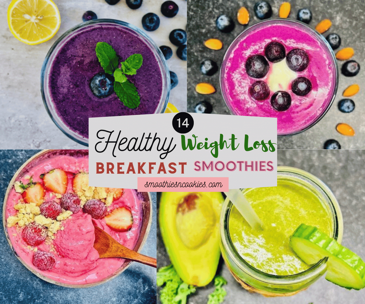 Healthy weight loss breakfast smoothies