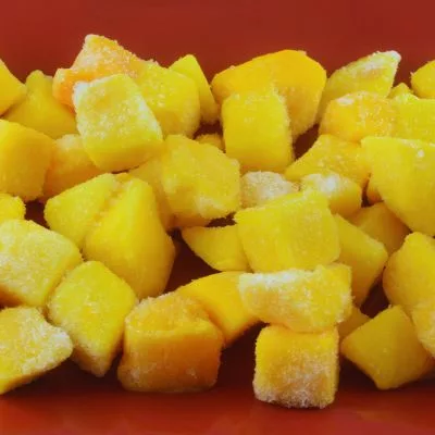 frozen mango chunks