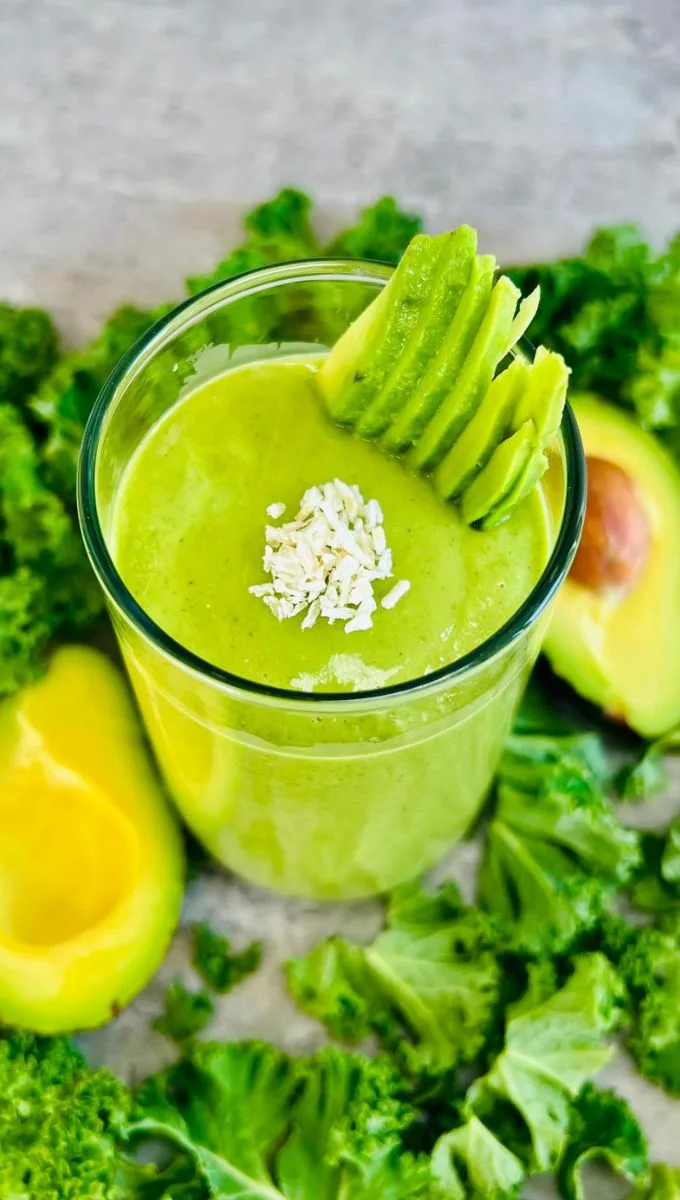 Avocado Smoothie With Coconut Water
