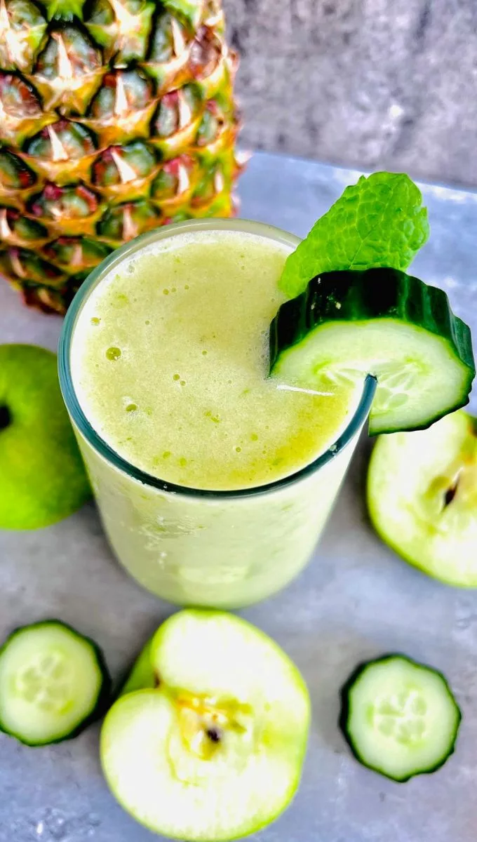 Green Apple Cucumber Smoothie for weight loss