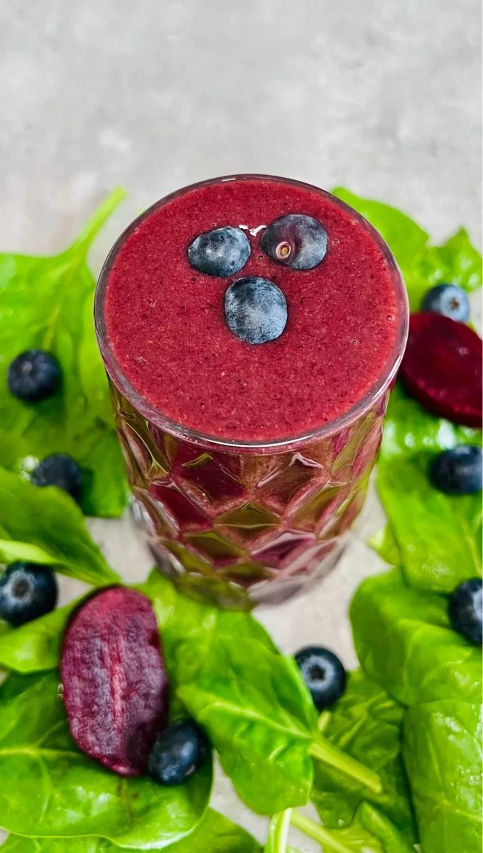 Blueberry Beetroot Smoothie